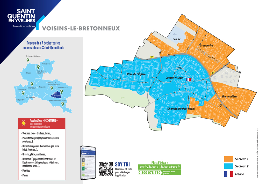 carte secteurs collecte dechets